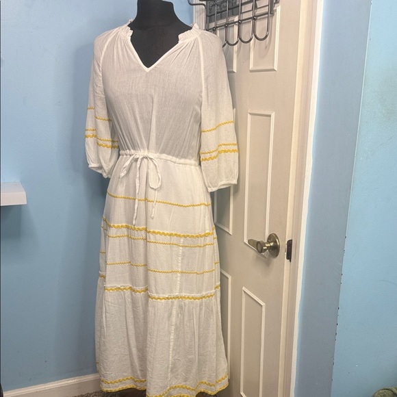 Draper James Martina Popover Ric Rac Dress - Picture 2 of 12